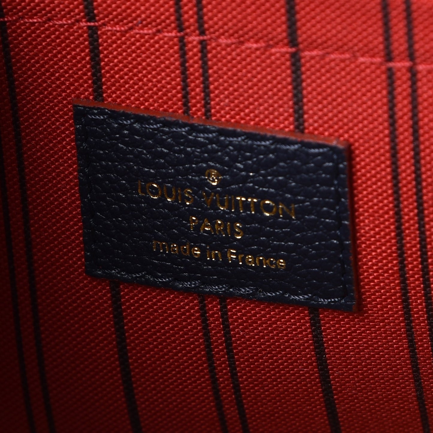 Empreinte Montaigne GM Marine Rouge