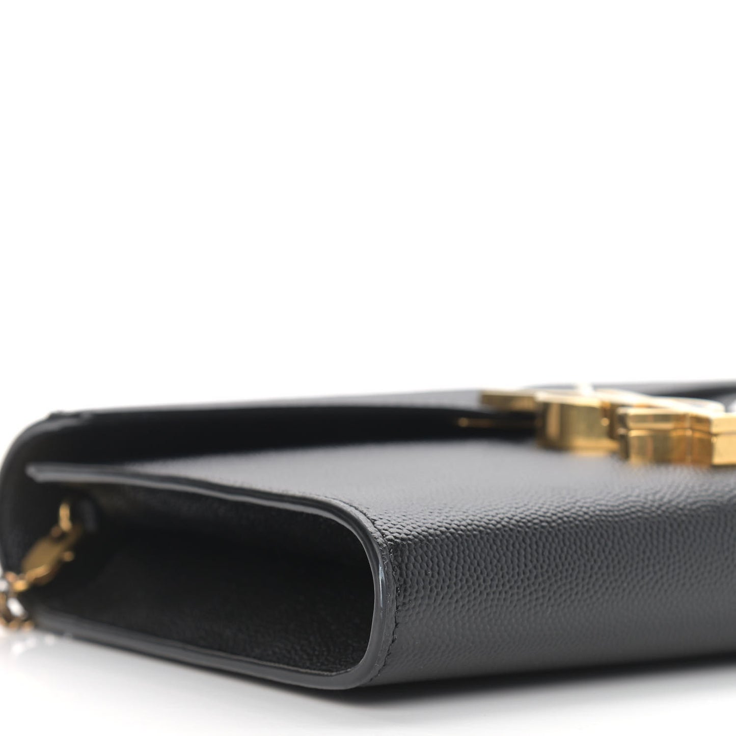 Grain De Poudre Monogram Cassandra Chain Wallet Dark Smog