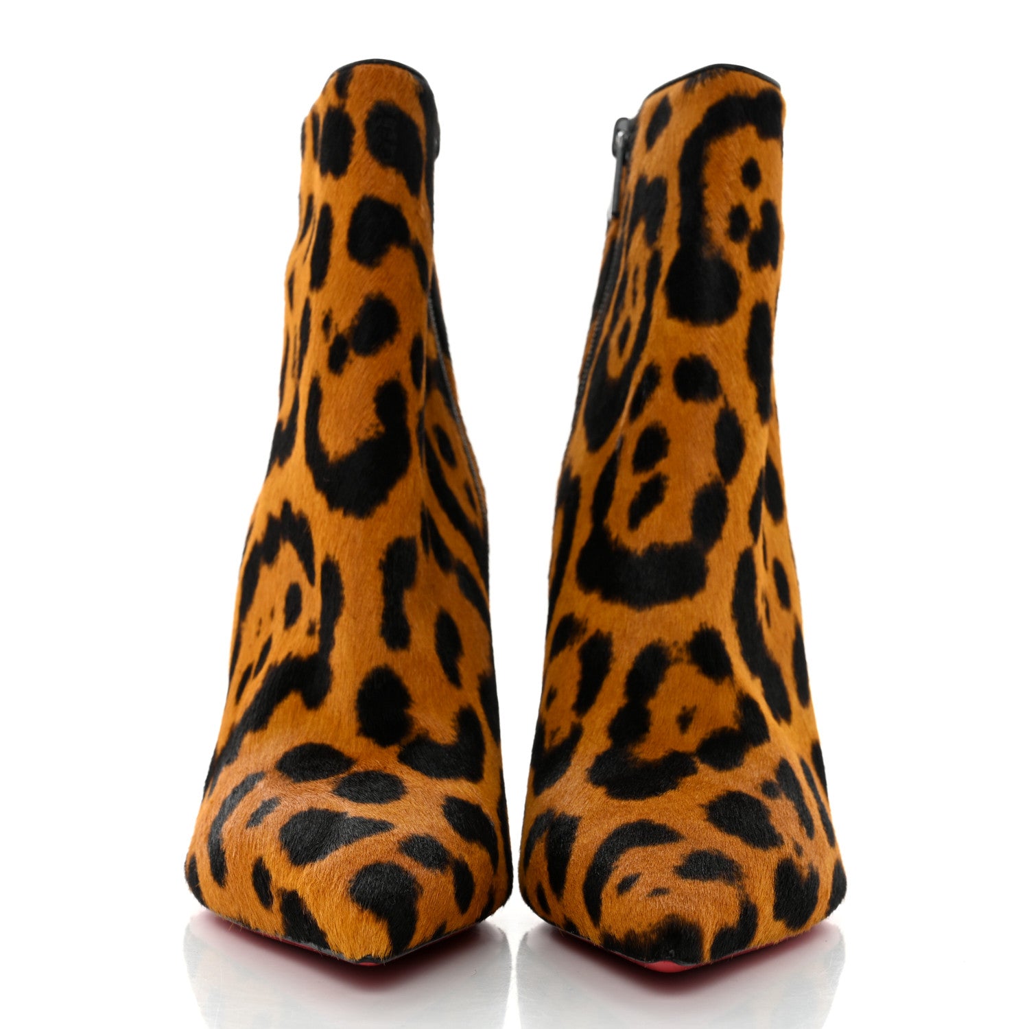 Christian Louboutin Pony Hair Leopard Print So Kate Booty 85 Ankle Boots 39.5 2 of 10