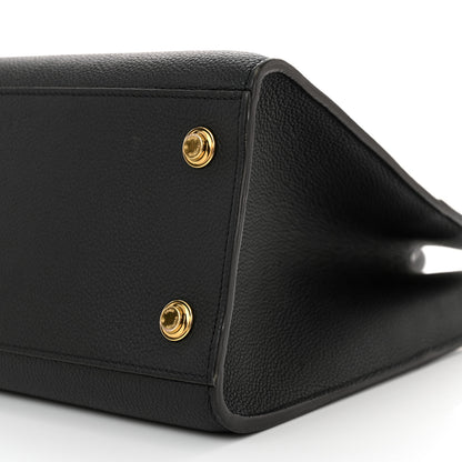 Louis Vuitton Taurillon City Steamer MM Black 9 of 14