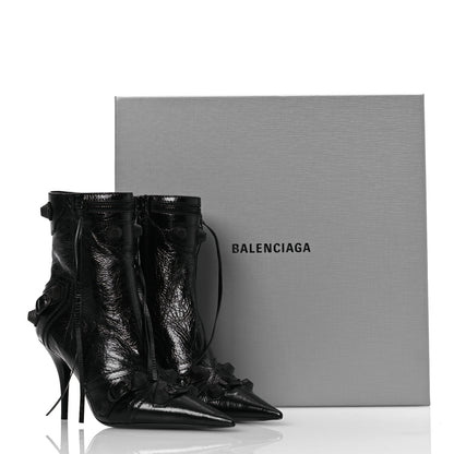 Balenciaga Agneau Arena Cagole 70mm Ankle Boots 38 Black 12 of 12