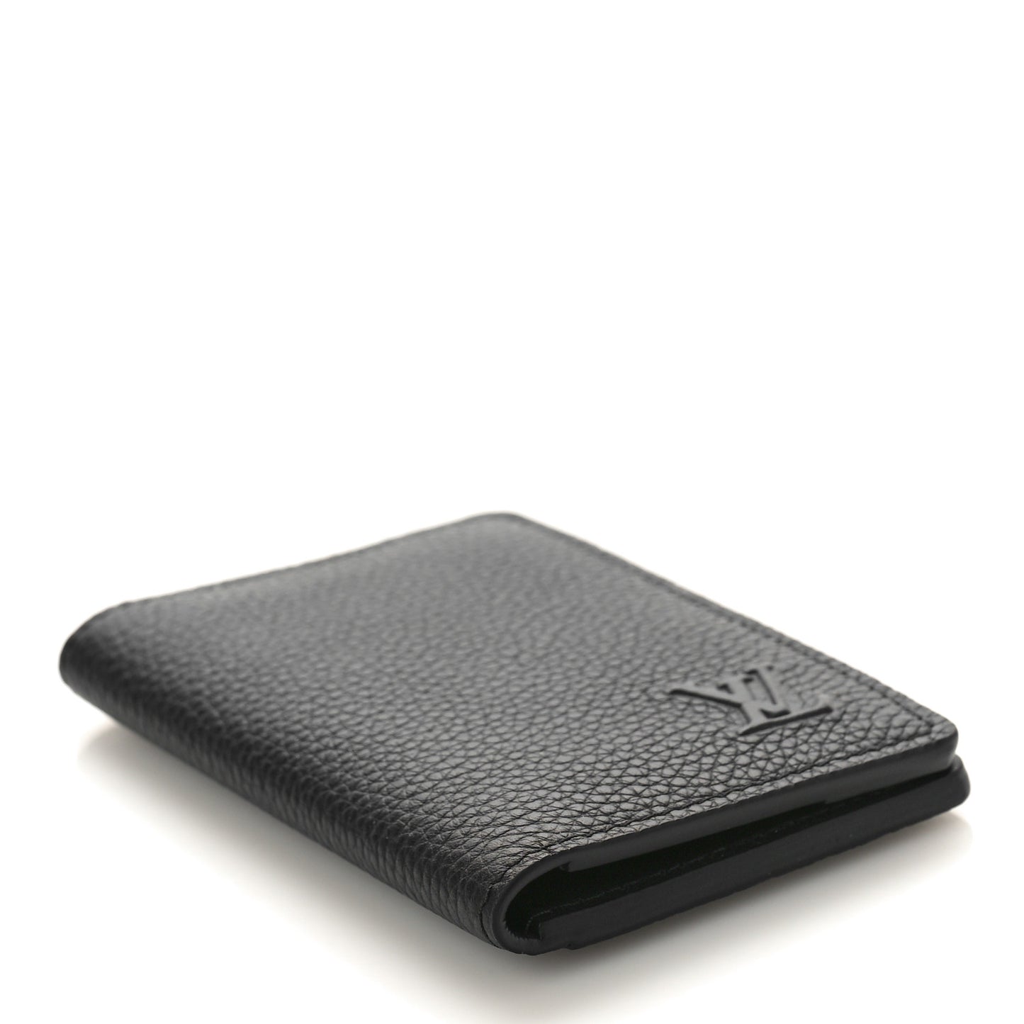 Millesime Calfskin Monogram Pocket Organizer Black