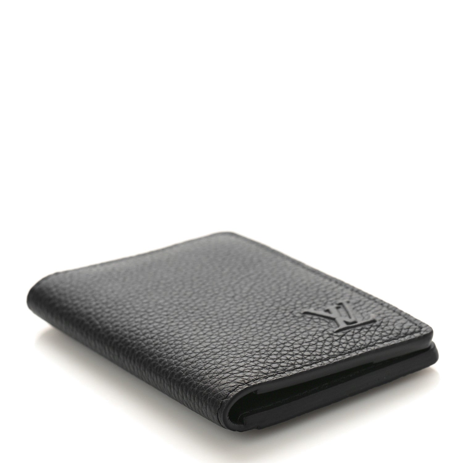 Louis Vuitton Millesime Calfskin Monogram Pocket Organizer Black 5 of 9