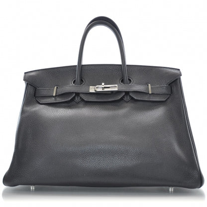 Hermes Taurillon Clemence BIRKIN 35 Black 11 of 20