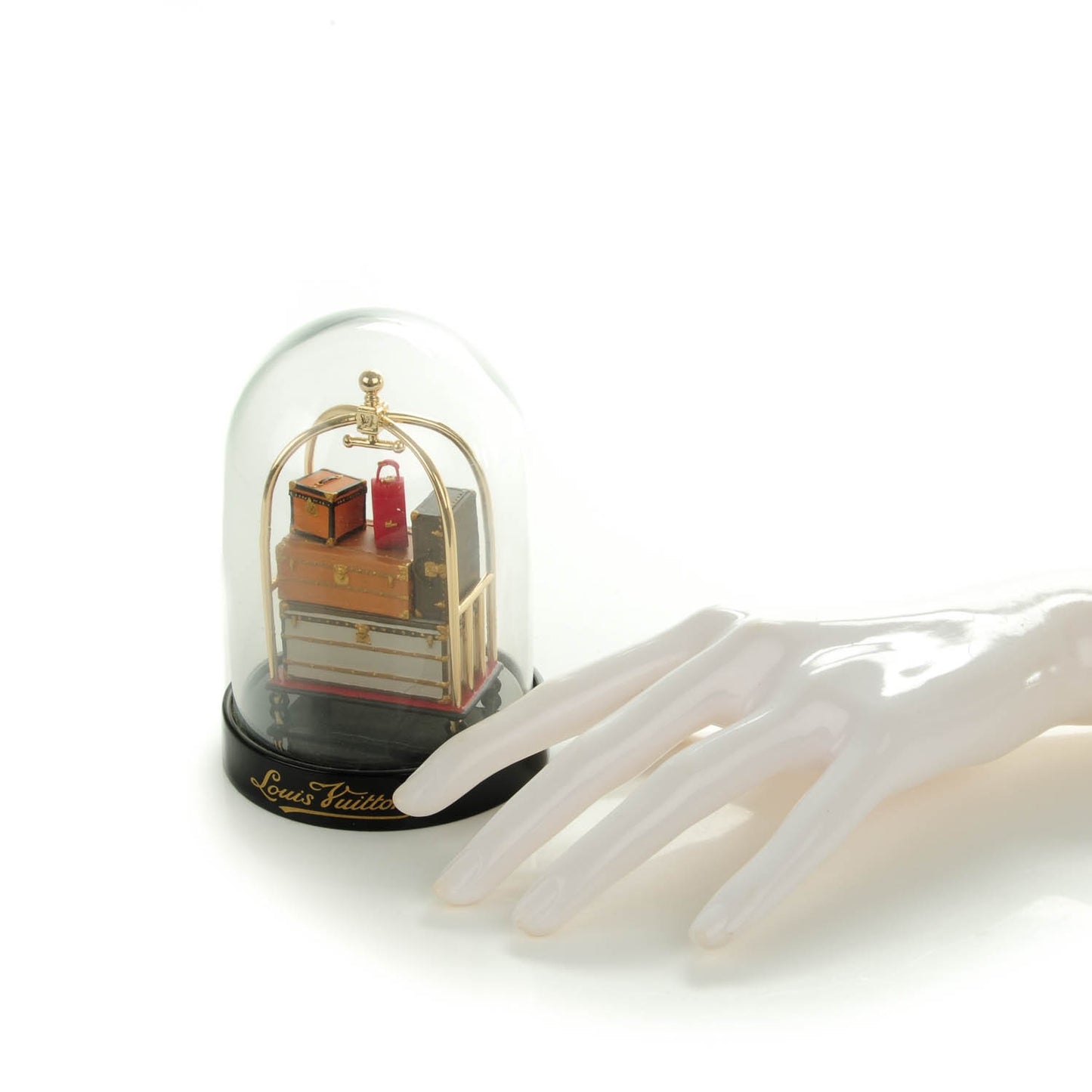 Glass Porters Trolley Dome Globe Boule