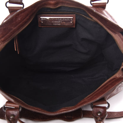 Balenciaga Agneau Classic Hardware City Chataigne 5 of 10
