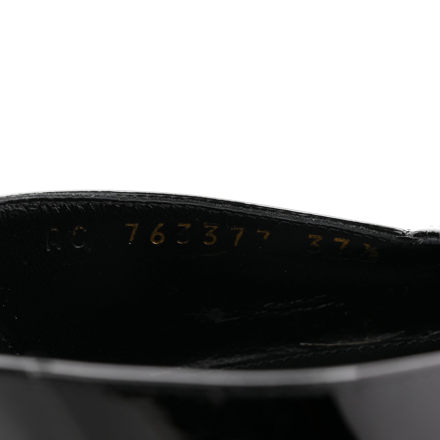 Patent Calfskin Crystal Anouk Pumps 37.5 Black
