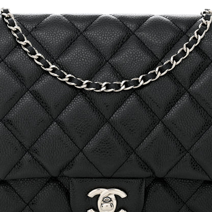 Chanel Caviar Quilted Clutch With Chain Flap Black 8 of 11