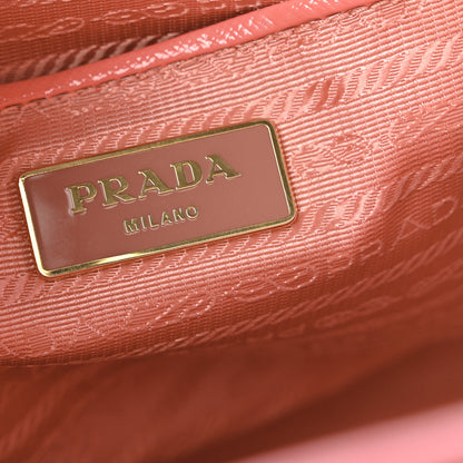 Prada Saffiano Vernice Galleria Shopping Tote Begonia 6 of 14