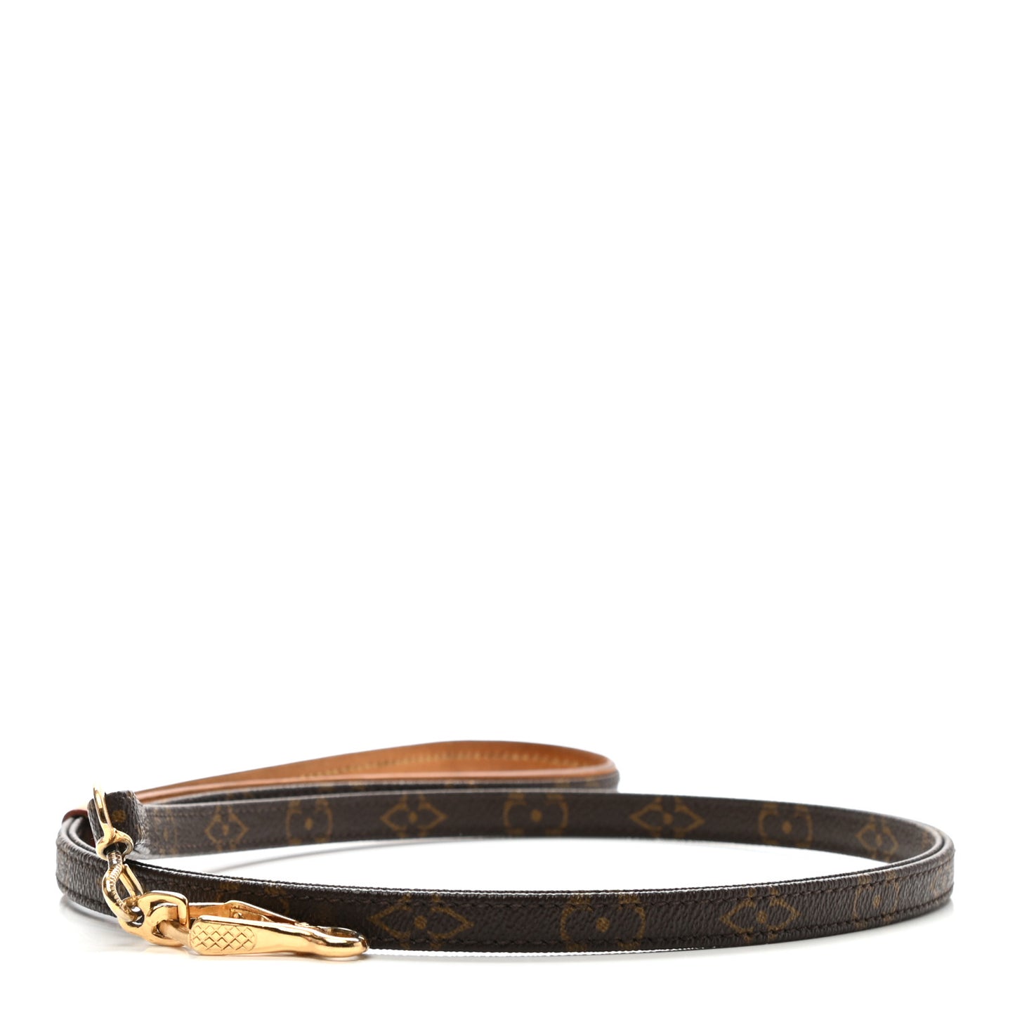 Monogram Baxter Dog Leash MM