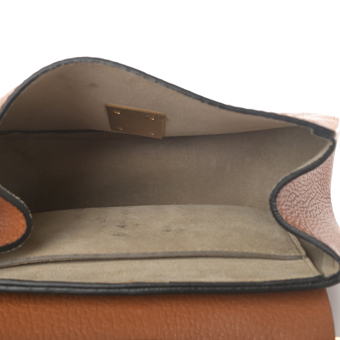 Grained Lambskin Mini Drew Shoulder Bag Caramel