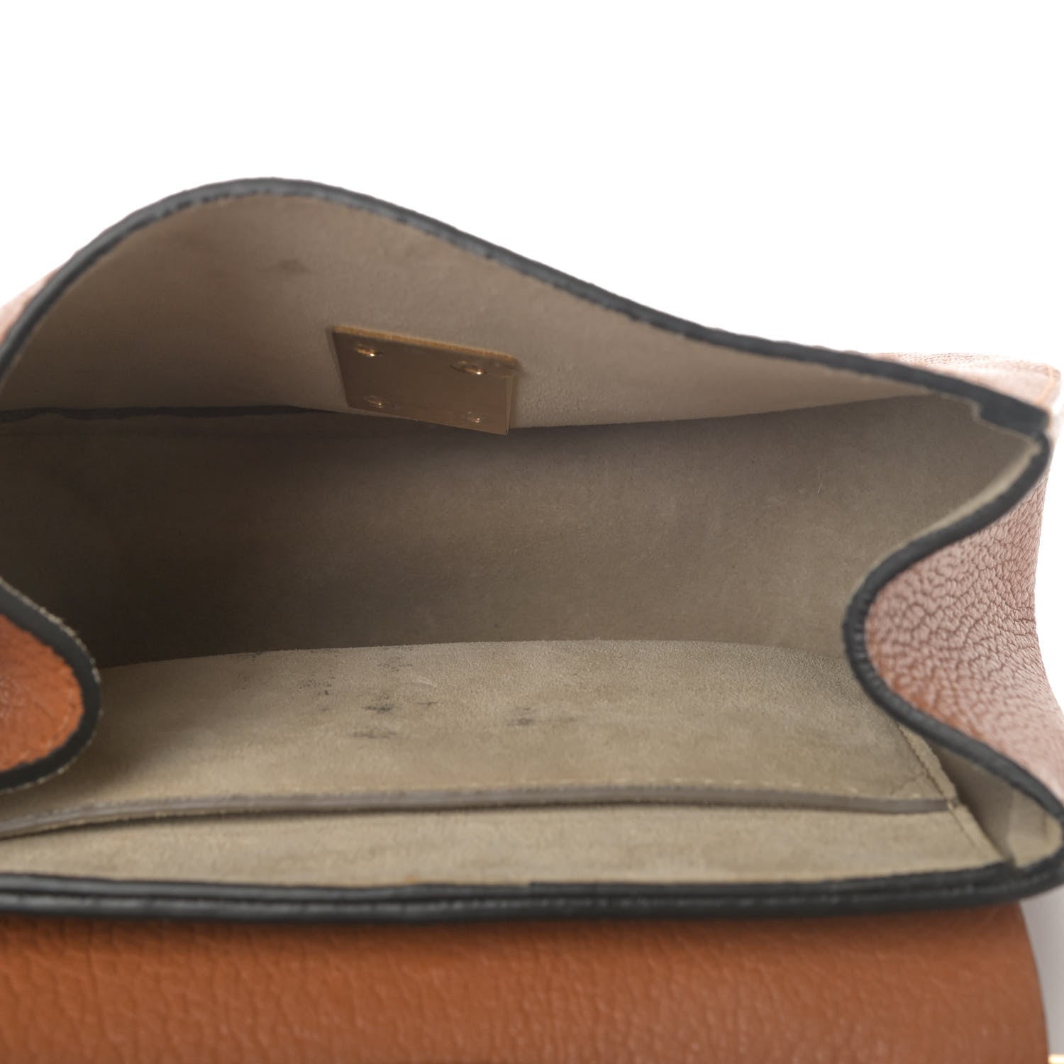 Chloe Grained Lambskin Mini Drew Shoulder Bag Caramel 4 of 4
