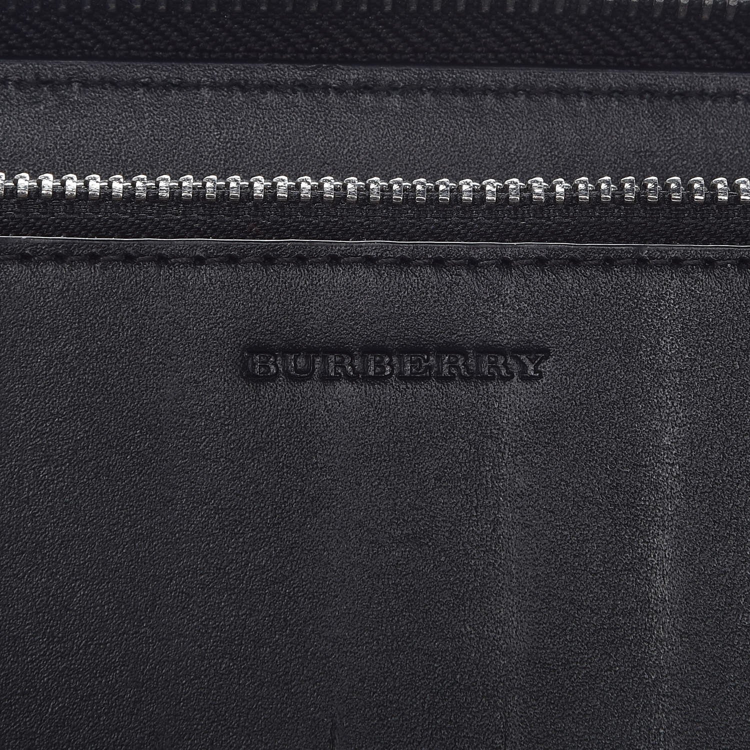 Burberry Coated Canvas Graffiti Print Zippy Wallet Black 7 of 9
