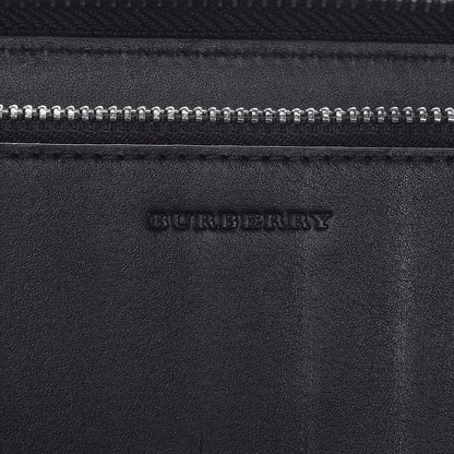 Burberry Coated Canvas Graffiti Print Zippy Wallet Black 7 of 9