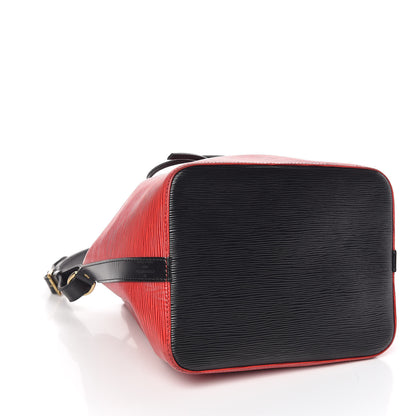 Louis Vuitton Epi Petit Noe Red Black 4 of 8
