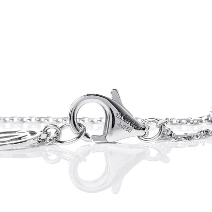 Cartier 18K White Gold Diamond XS D'Amour Bracelet 5 of 7
