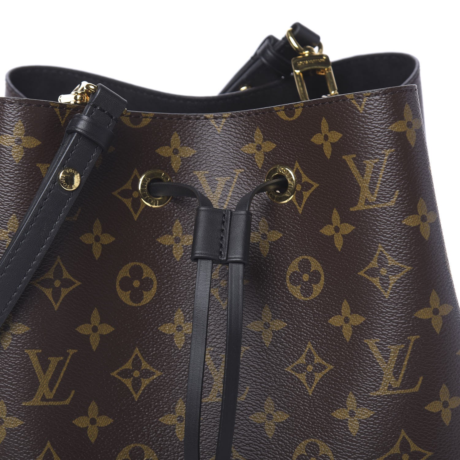 Louis Vuitton Monogram Neonoe MM Black 9 of 9