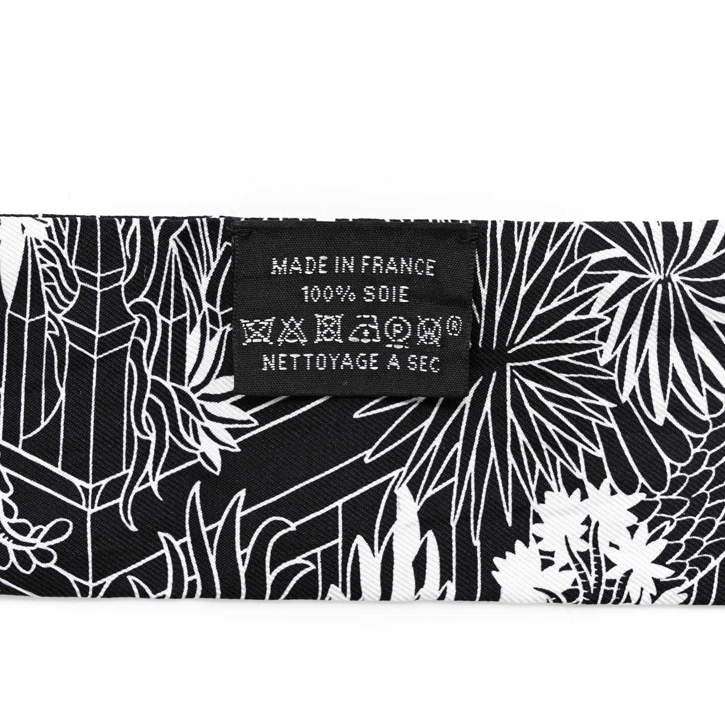Silk Animapolis Twilly Black White