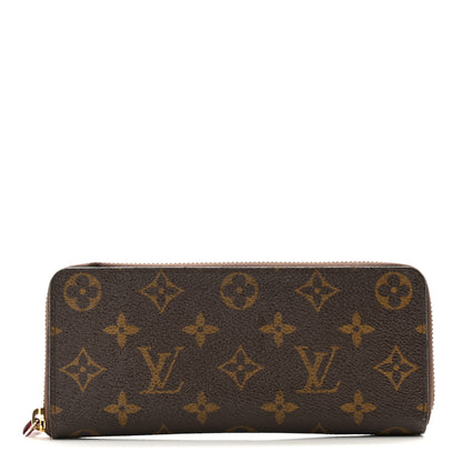 Louis Vuitton Monogram Clemence Wallet Fuchsia 1 of 8