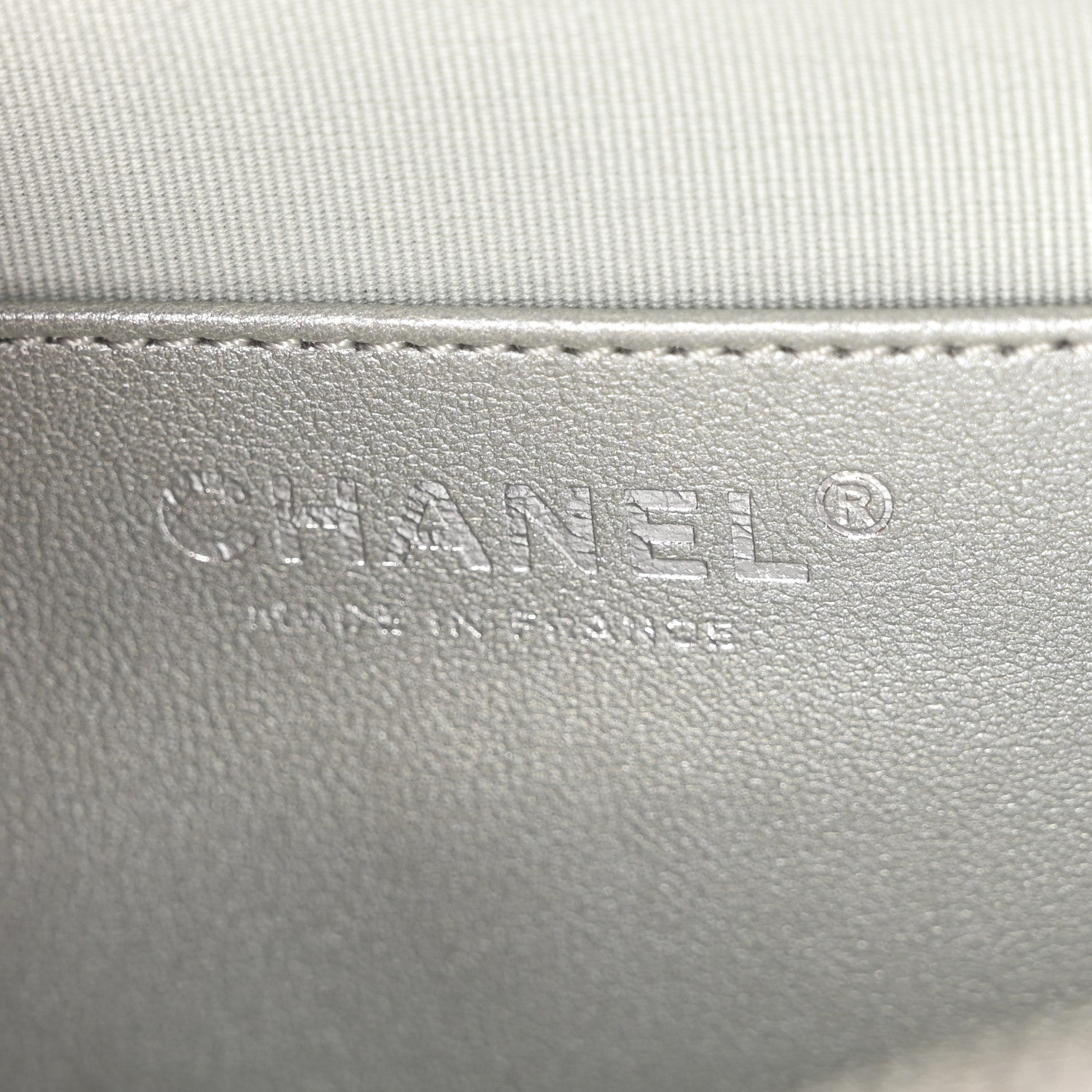 Chanel Metallic Lambskin Quilted CC In Love Heart Bag Silver 6 of 10