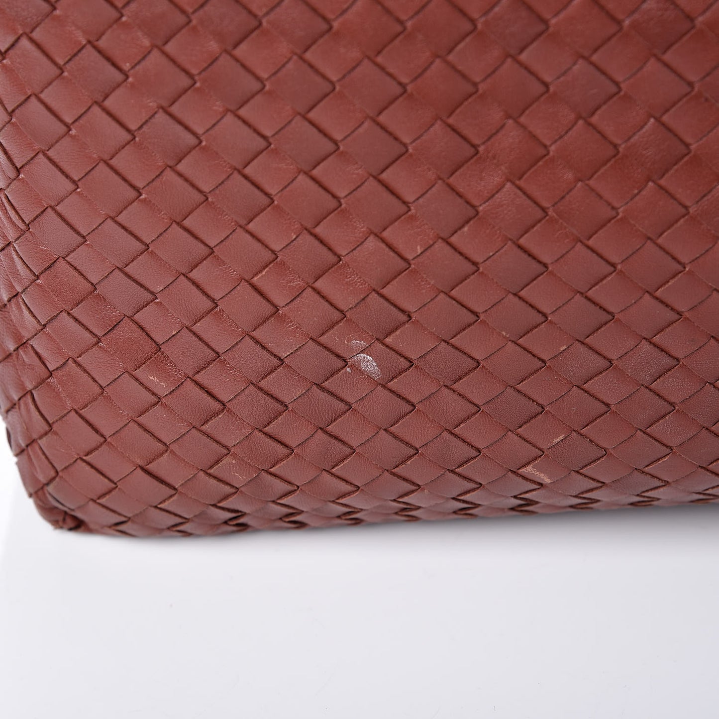 Nappa Intrecciato Large Seamless Tote Canyon