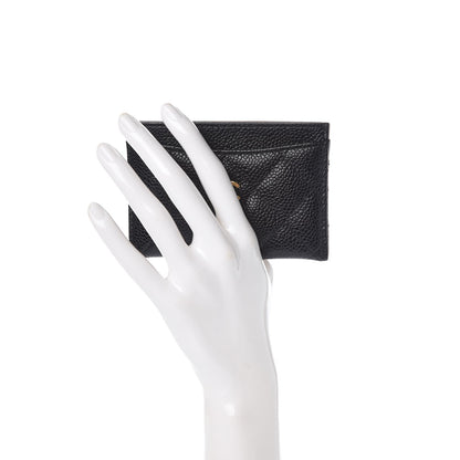 Chanel Caviar Quilted Card Holder Black 2 of 9