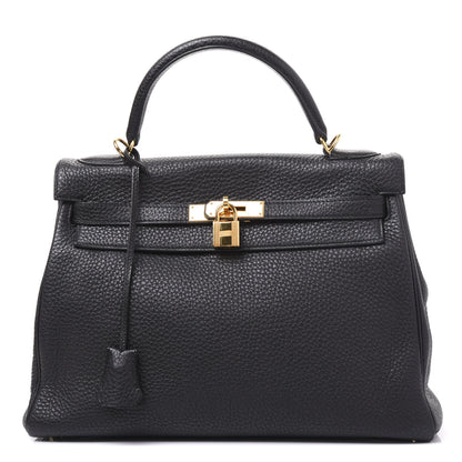 Hermes Togo Kelly Retourne 32 Black 1 of 36