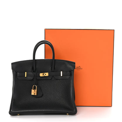 Hermes Togo Birkin 25 Black 13 of 13