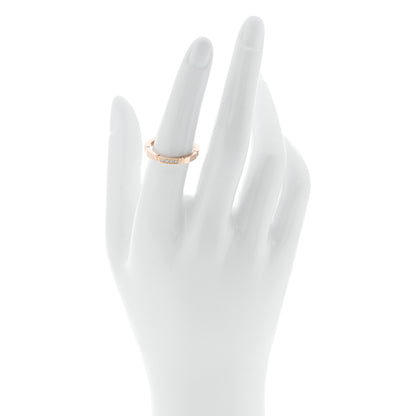 Cartier 18K Pink Gold Diamond Maillon Panthere Wedding Band Ring 53 6.5 2 of 5