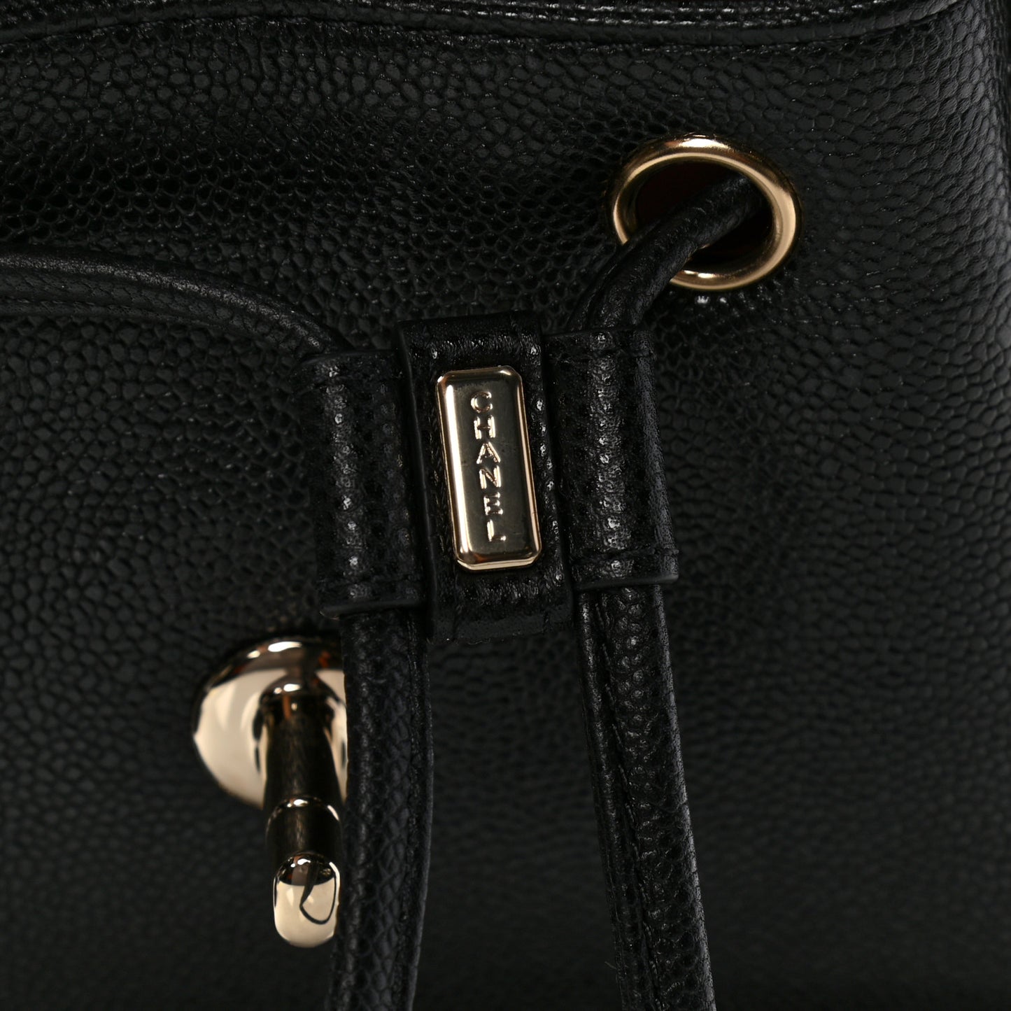 Caviar Quilted Business Affinity Backpack Black