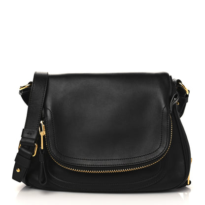 Tom Ford Calfskin Medium Jennifer Crossbody Bag Black 1 of 6