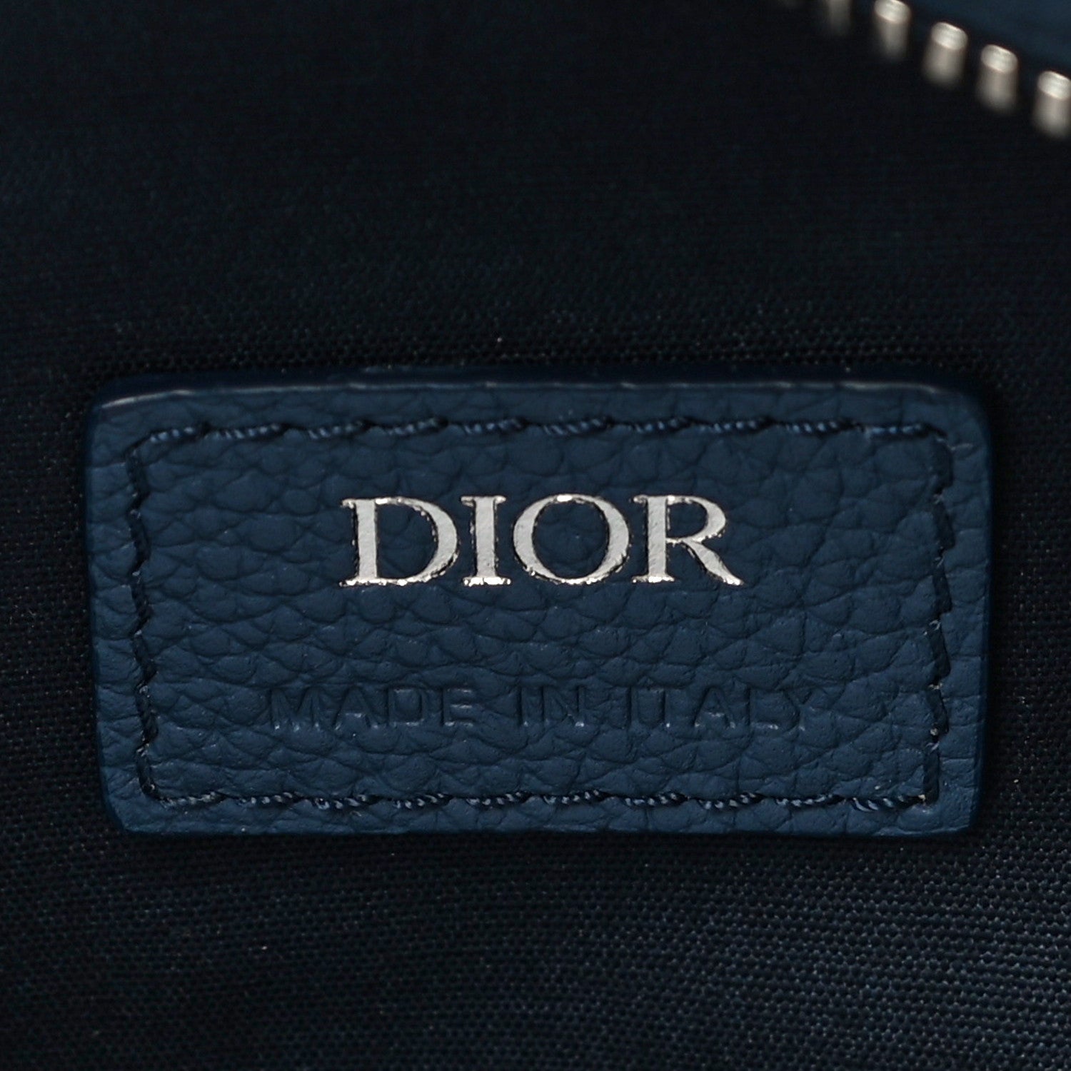Christian Dior Denim Oblique Soft Saddle Bag Blue 6 of 10