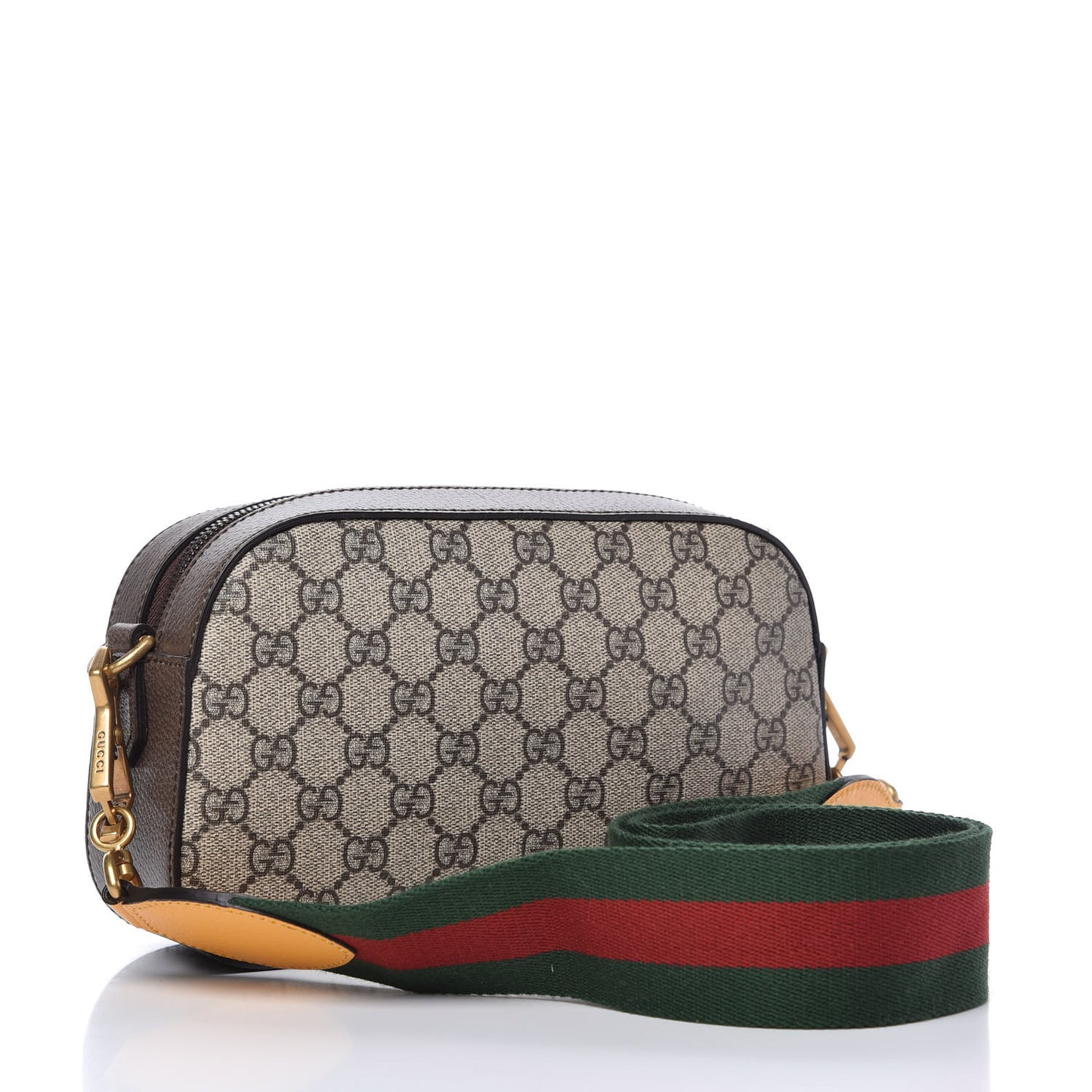 GG Supreme Monogram Web Neo Vintage Shoulder Bag Beige New Acero Crop