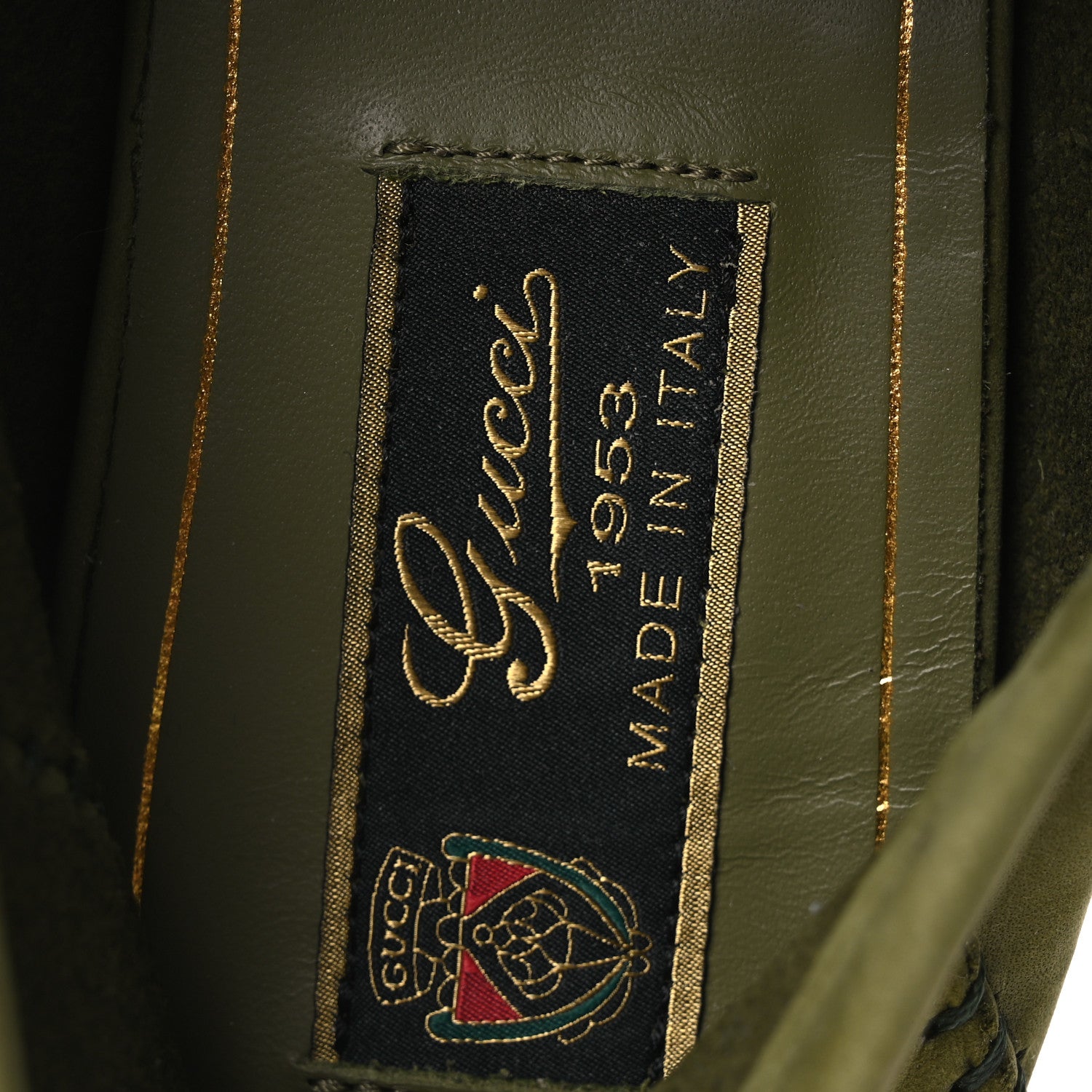 Gucci Nubuck Womens Horsebit Loafers 37 Herbs Light Green 9 of 12