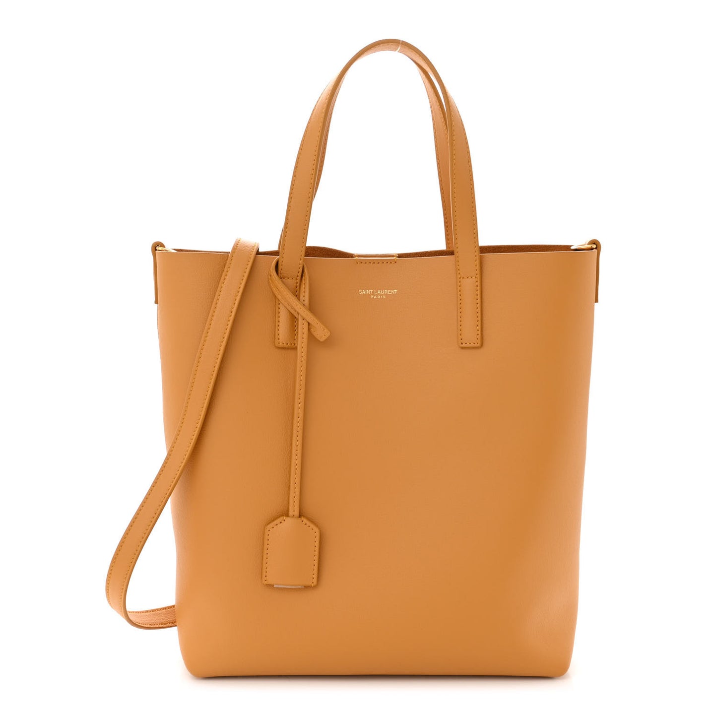Calfskin Toy Shopping Tote Cheddar