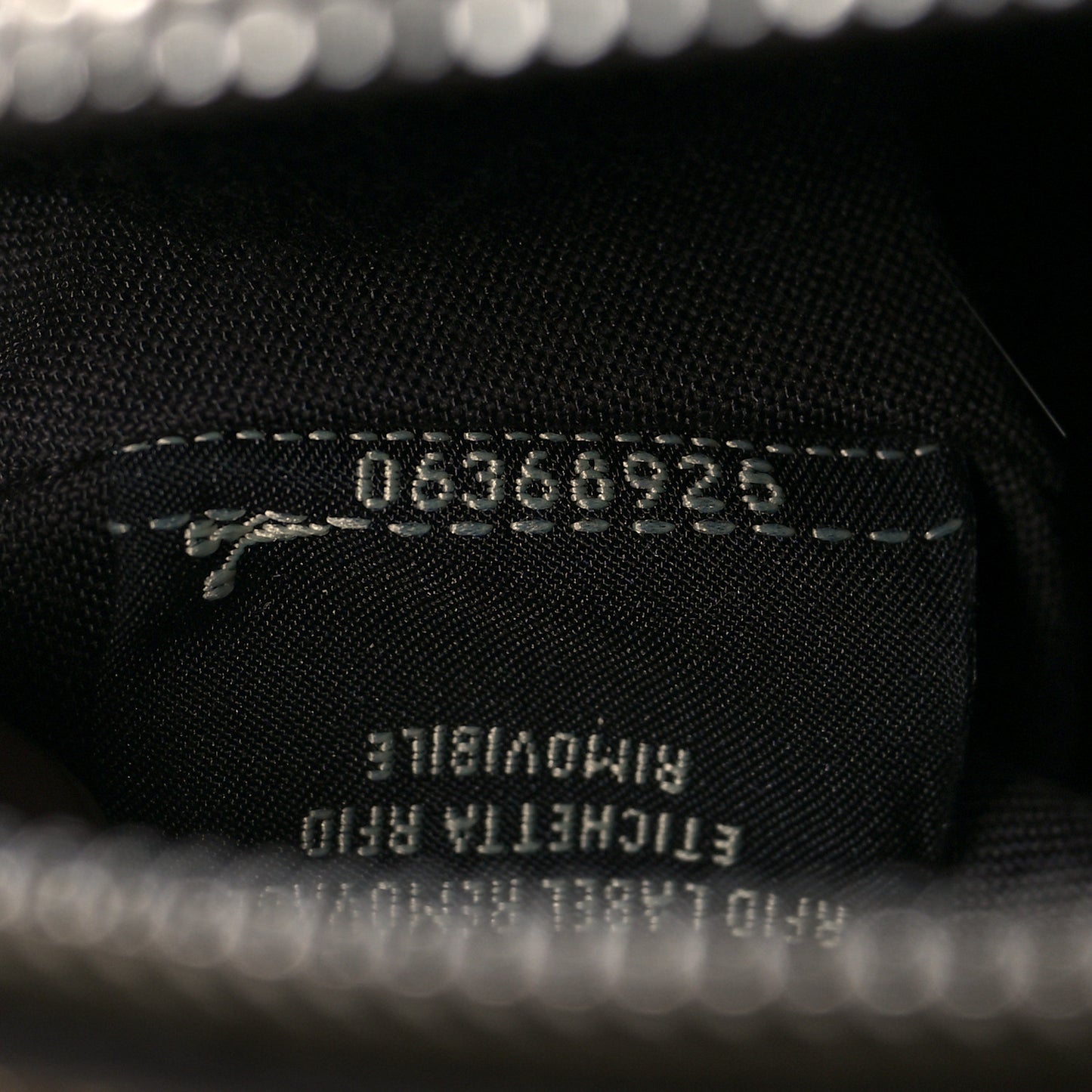 Vitello Dolce Bi-Color FF 1974 Embossed Mini By The Way Boston Bag Maya Black