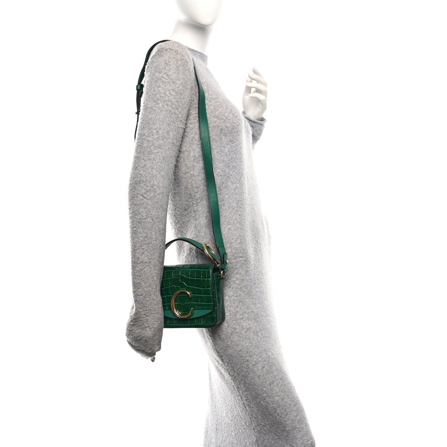 新品■CHLOE/クロエ■C MINI BAG■グリーン■ドゥーズィエムクラス Chloe - 新品□CHLOE/クロエ□C MINI BAG□グリーン□ドゥーズィエム