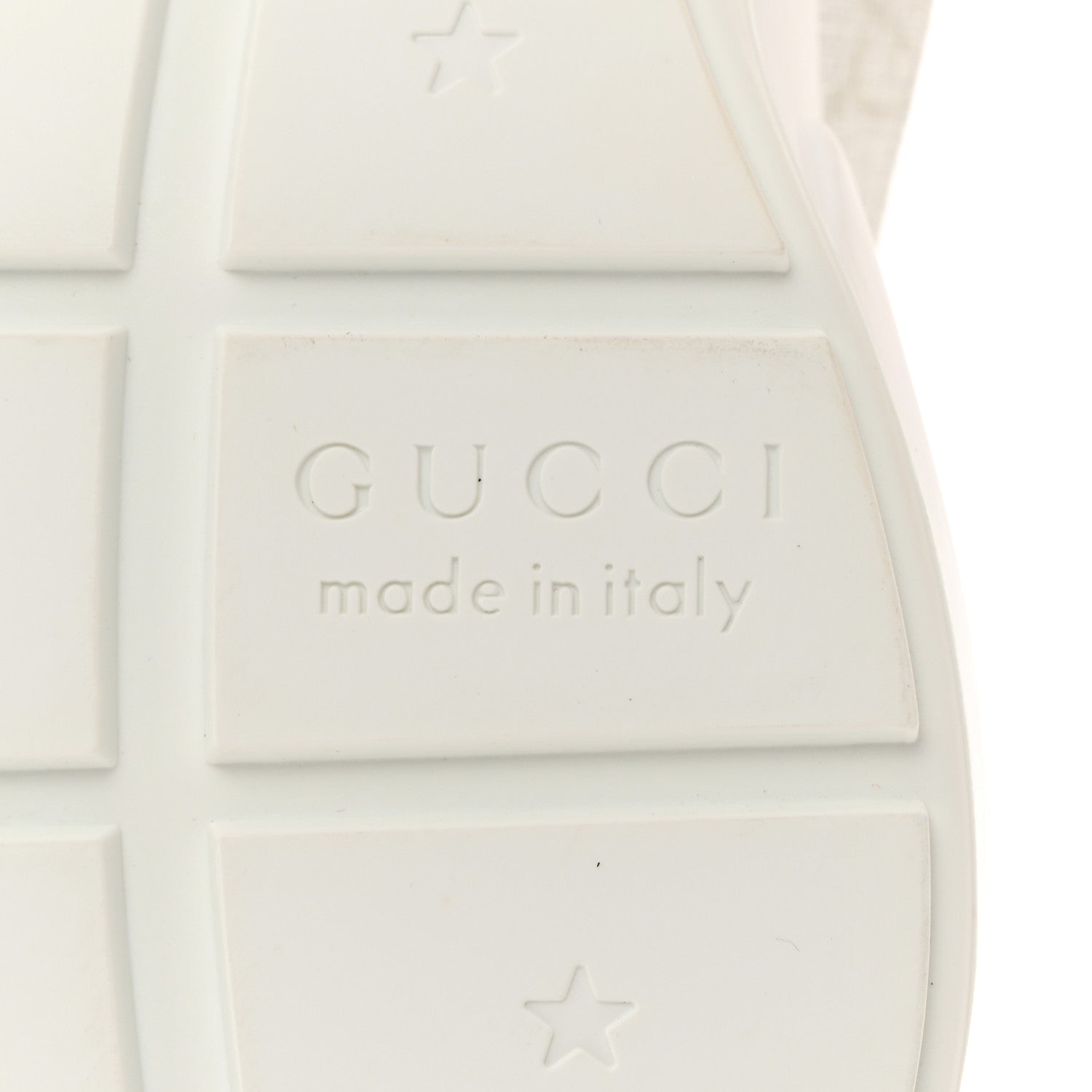 Gucci GG Supreme Monogram Womens Rhyton Sneakers 39.5 White 8 of 9