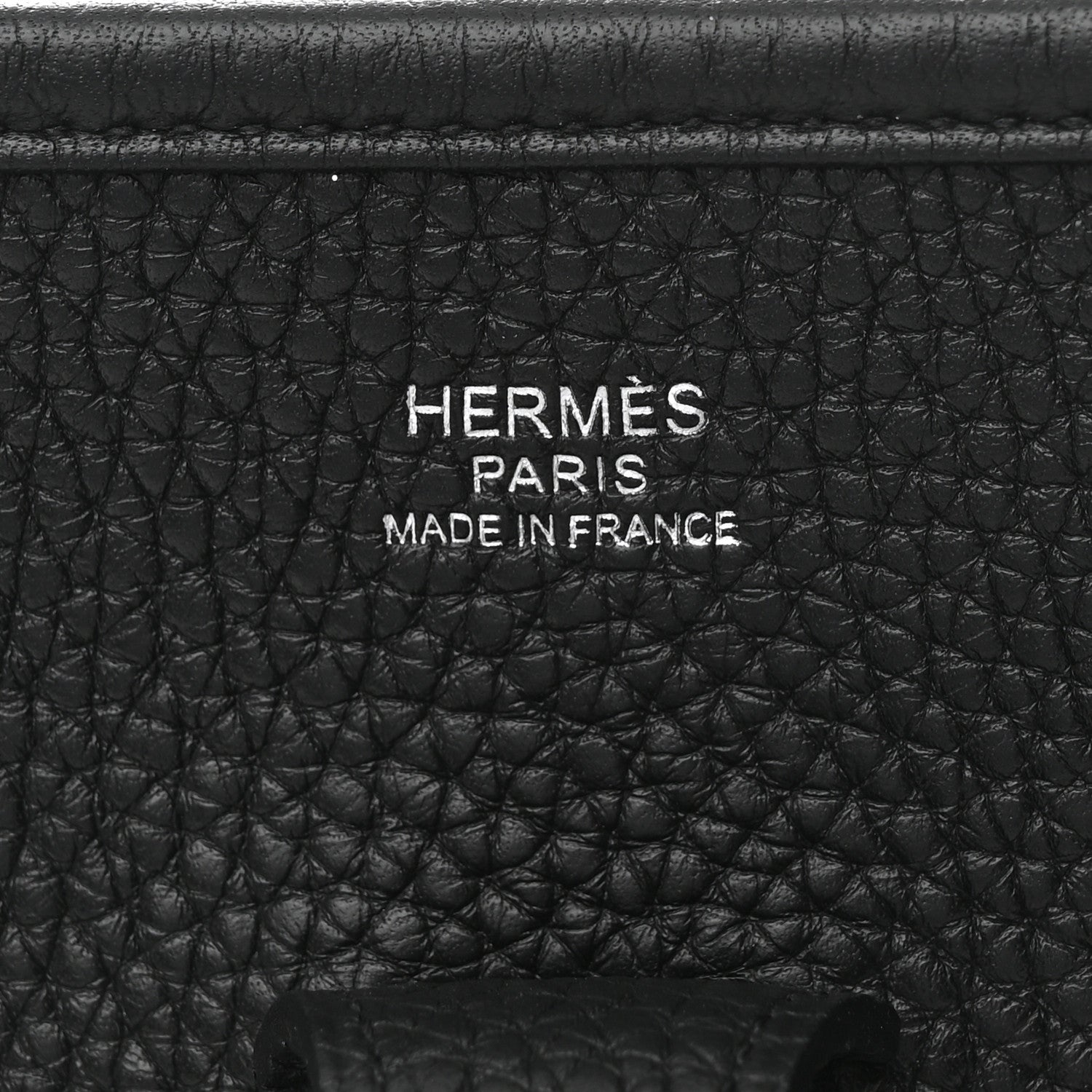 Hermes Taurillon Clemence Evelyne III PM Black 6 of 10