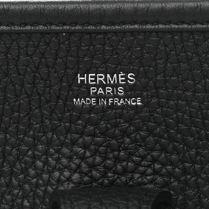 Hermes Taurillon Clemence Evelyne III PM Black 6 of 10