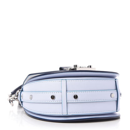 MCM Visetos Calfskin Small Patricia Shoulder Bag Mood Indigo White 4 of 12