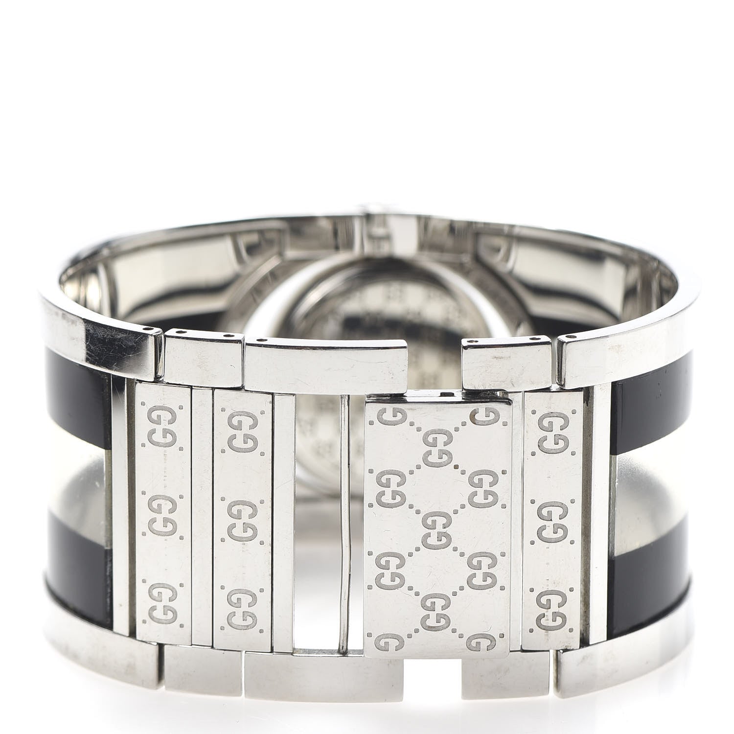 Gucci Stainless Steel Acetate 33mm Twirl Quartz Watch Black 4 of 6