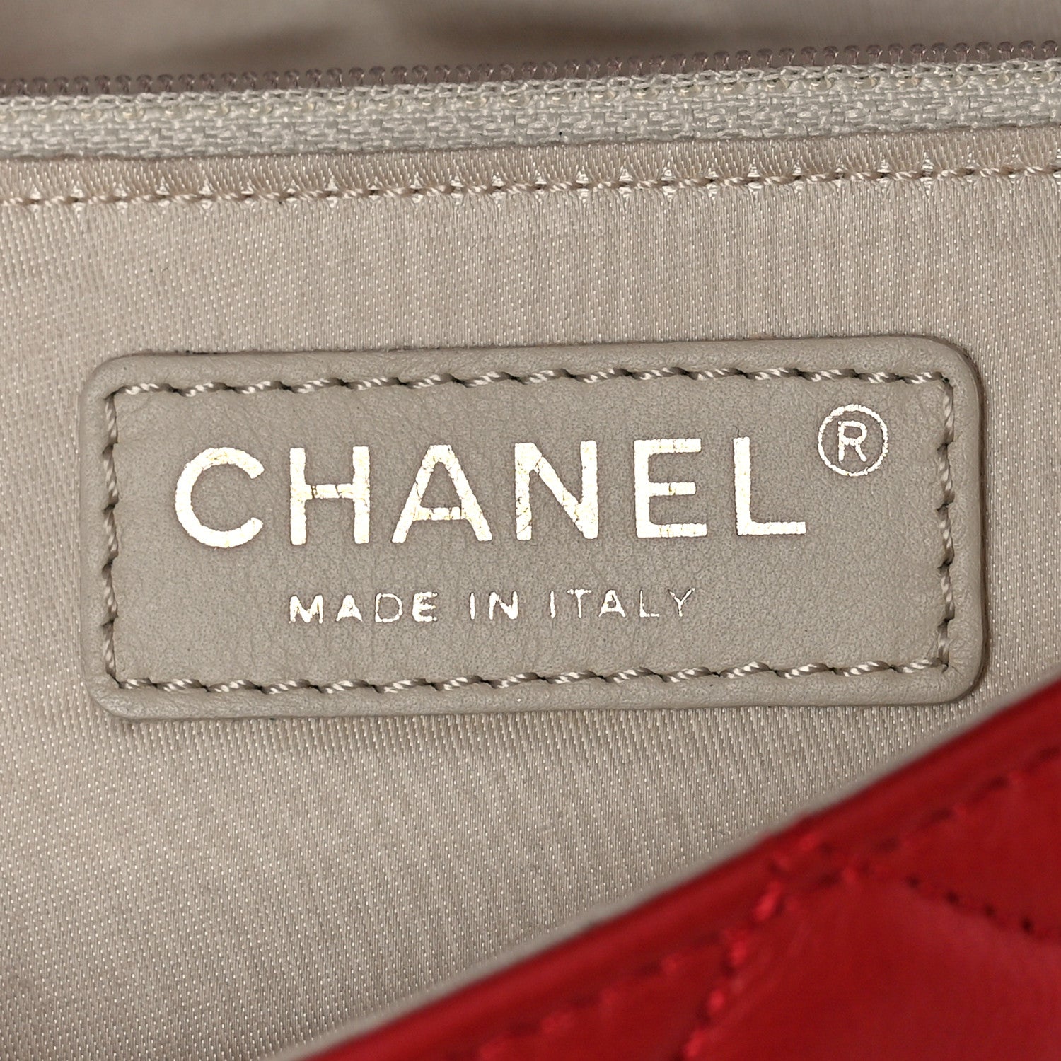 Chanel Lambskin Quilted Medium Cruise Charm Single Flap Red 6 of 8