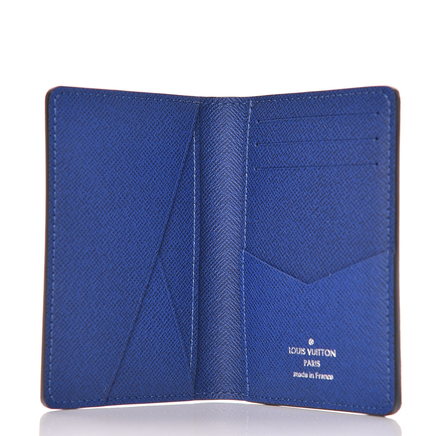 Monogram Taiga Pocket Organizer Cobalt