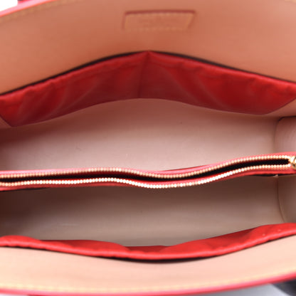 Louis Vuitton Monogram Calf Hair Spikes Iconoclasts Christian Louboutin Tote Red 5 of 8