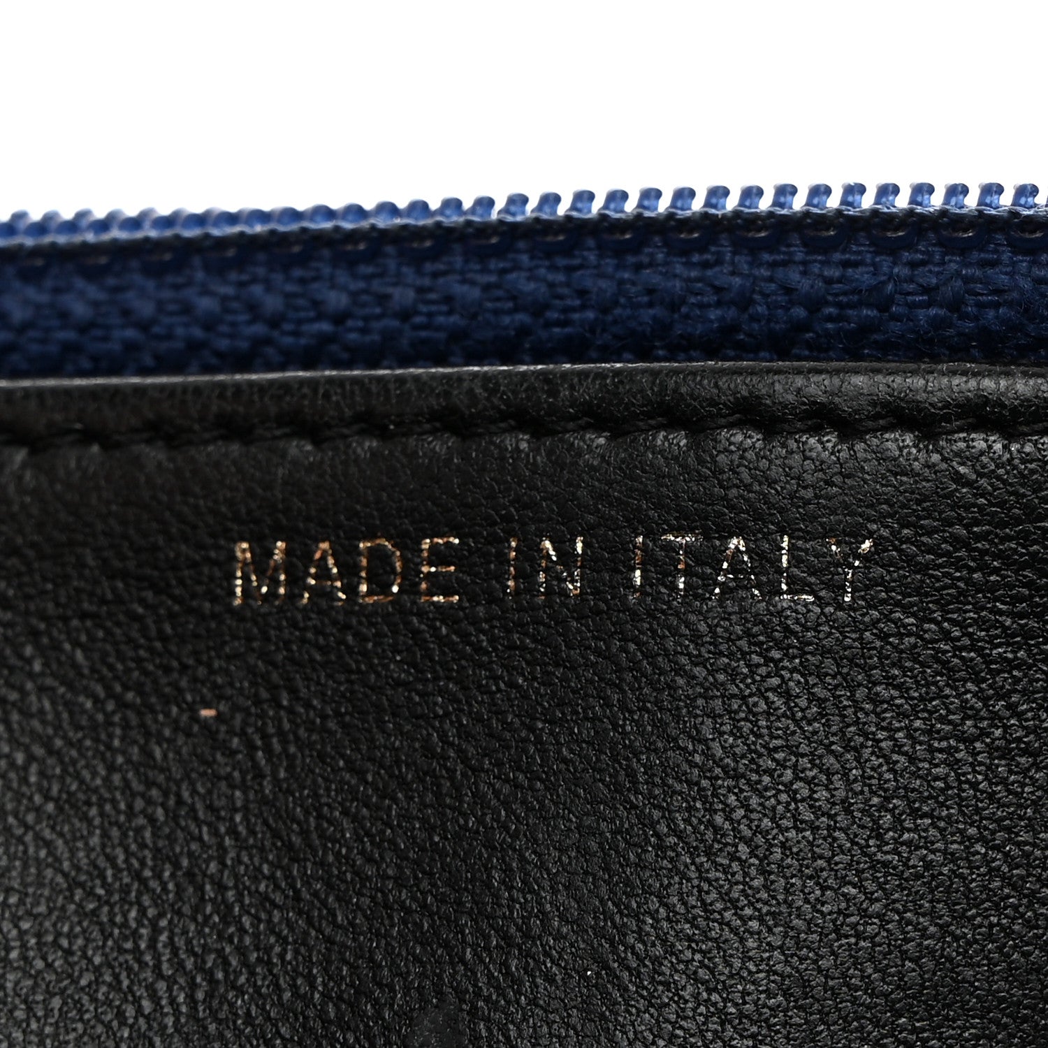 Chanel Lambskin Quilted Elegant CC Wallet On Chain WOC Blue Black 7 of 11