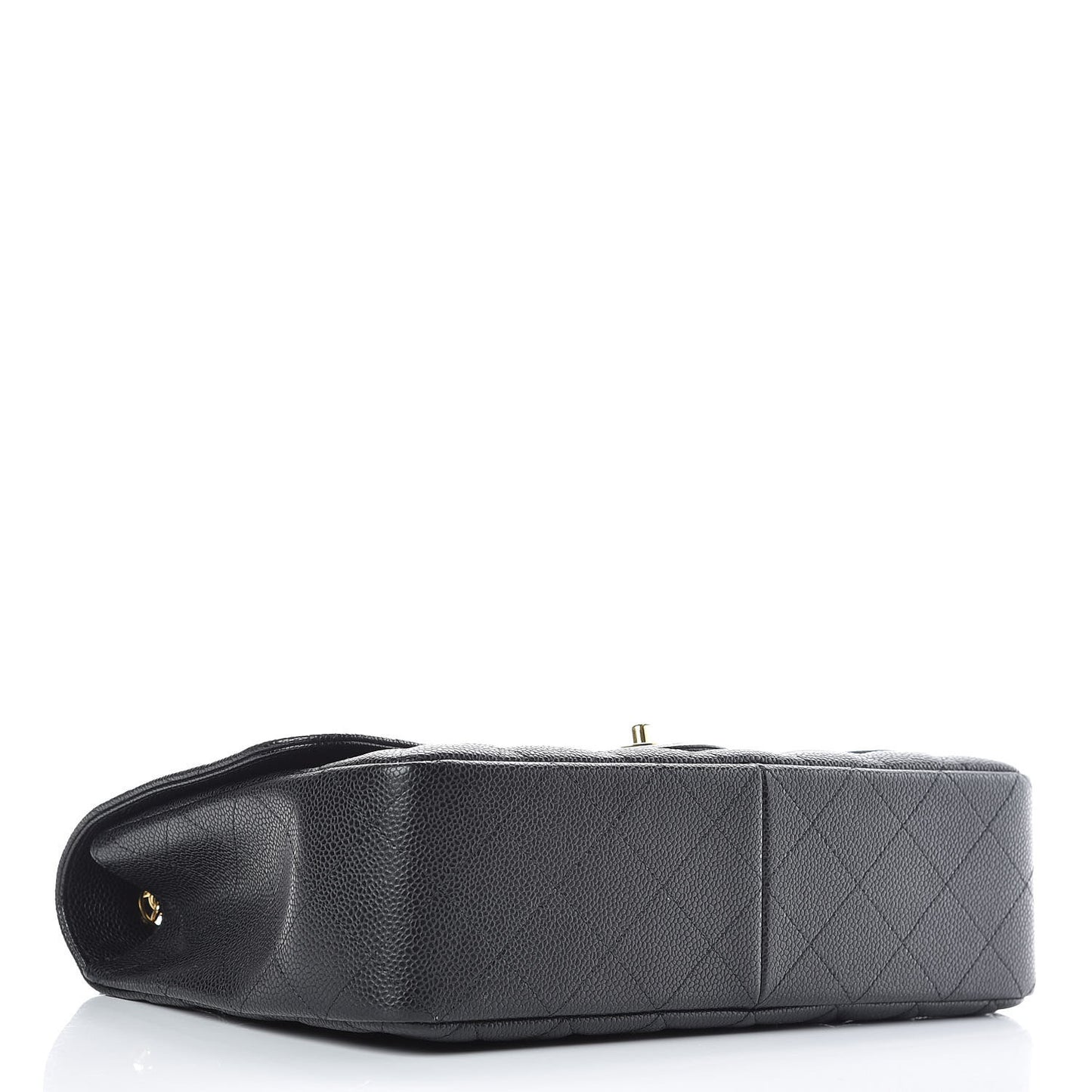 Caviar Quilted Jumbo Single Flap Black