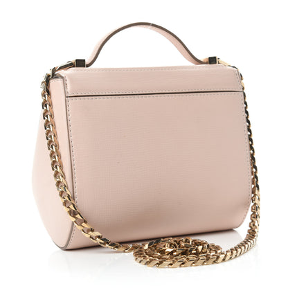 Givenchy Textured Calfskin Mini Pandora Box Chain Crossbody Bag Powder Pink 3 of 10