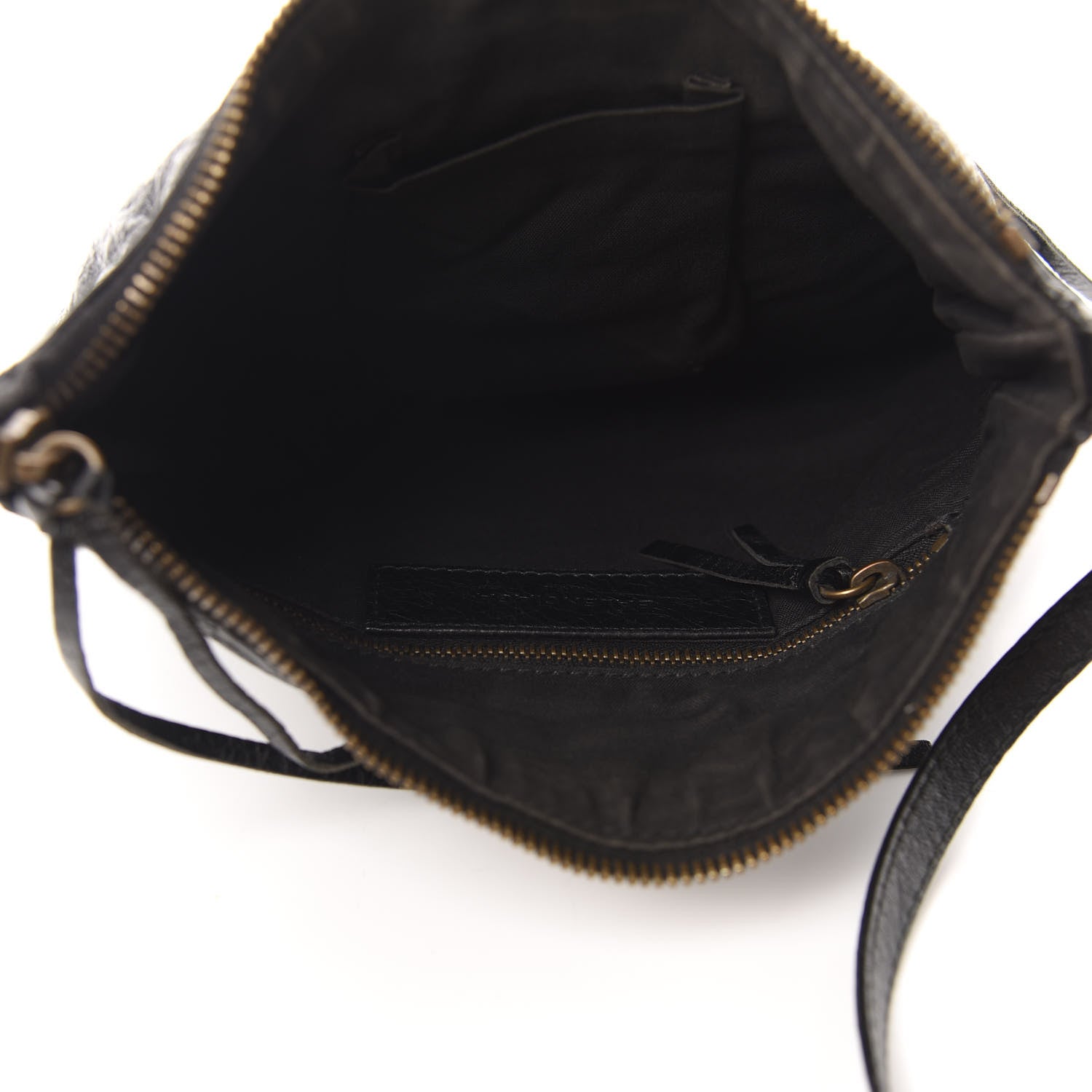 Balenciaga Agneau Classic Hardware Flat Crossbody Black 5 of 12