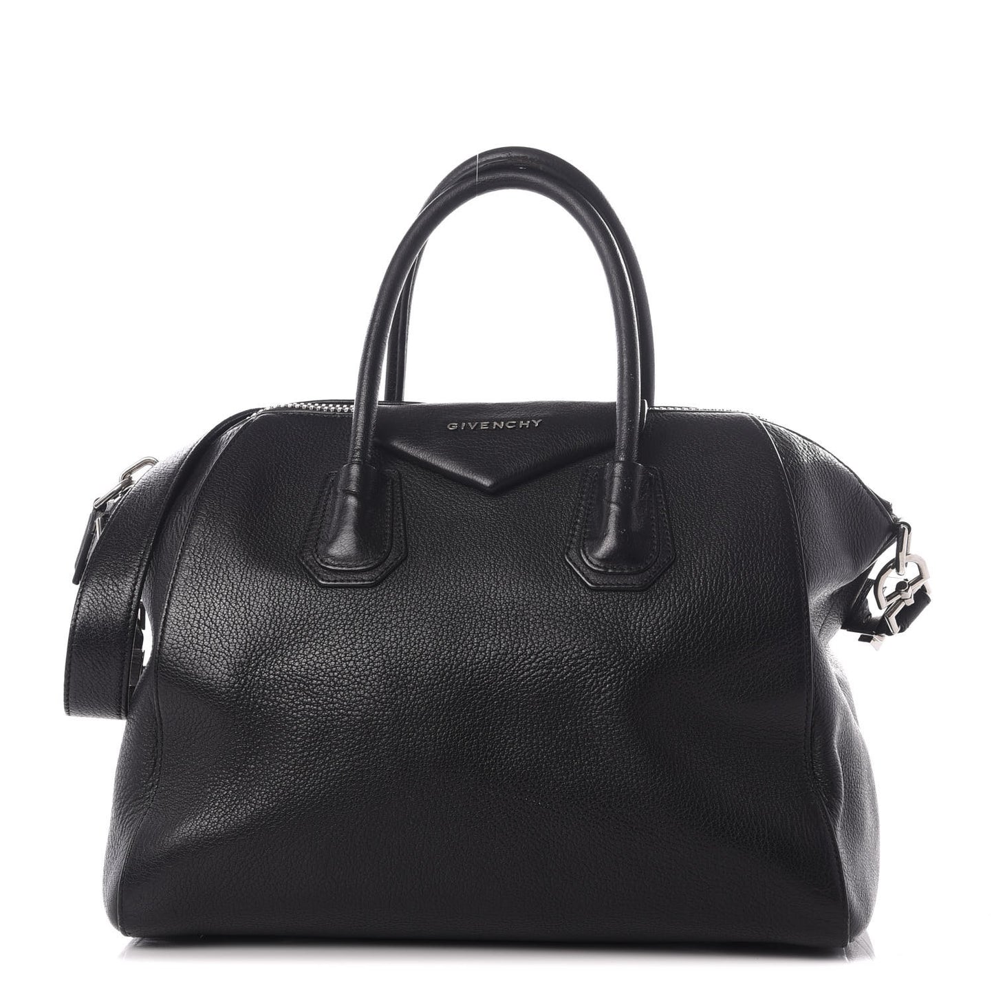 Sugar Goatskin Medium Antigona Black